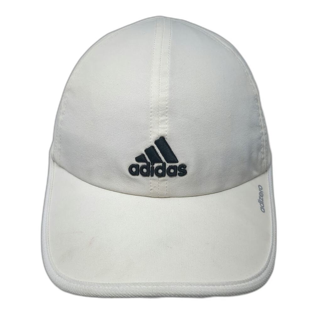 Adidas Baseball Cap White One Size Adizero Performance Logo Strapback Hat